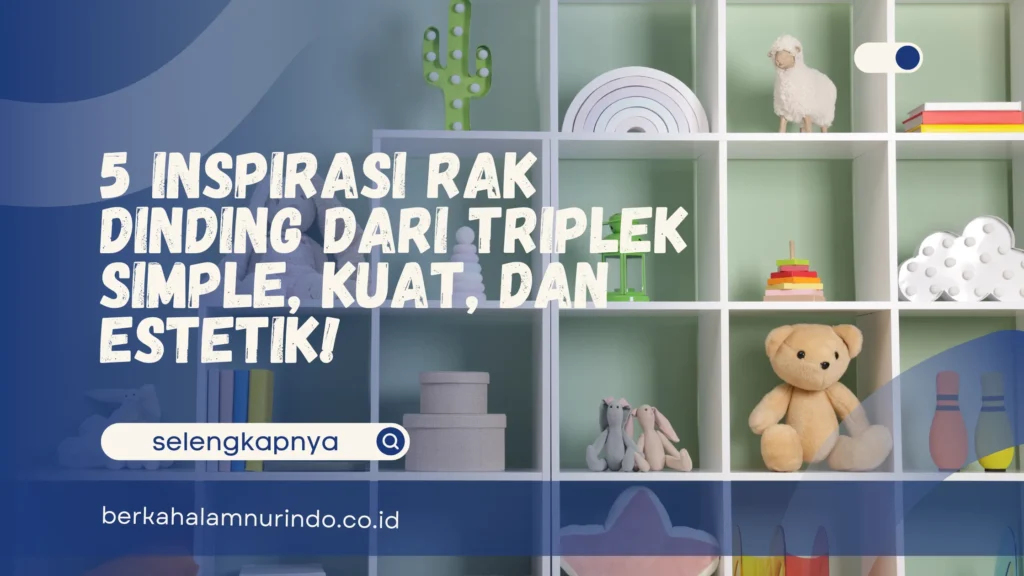 rak dinding dari triplek