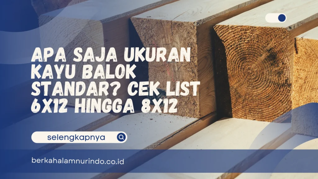 Ukuran kayu balok