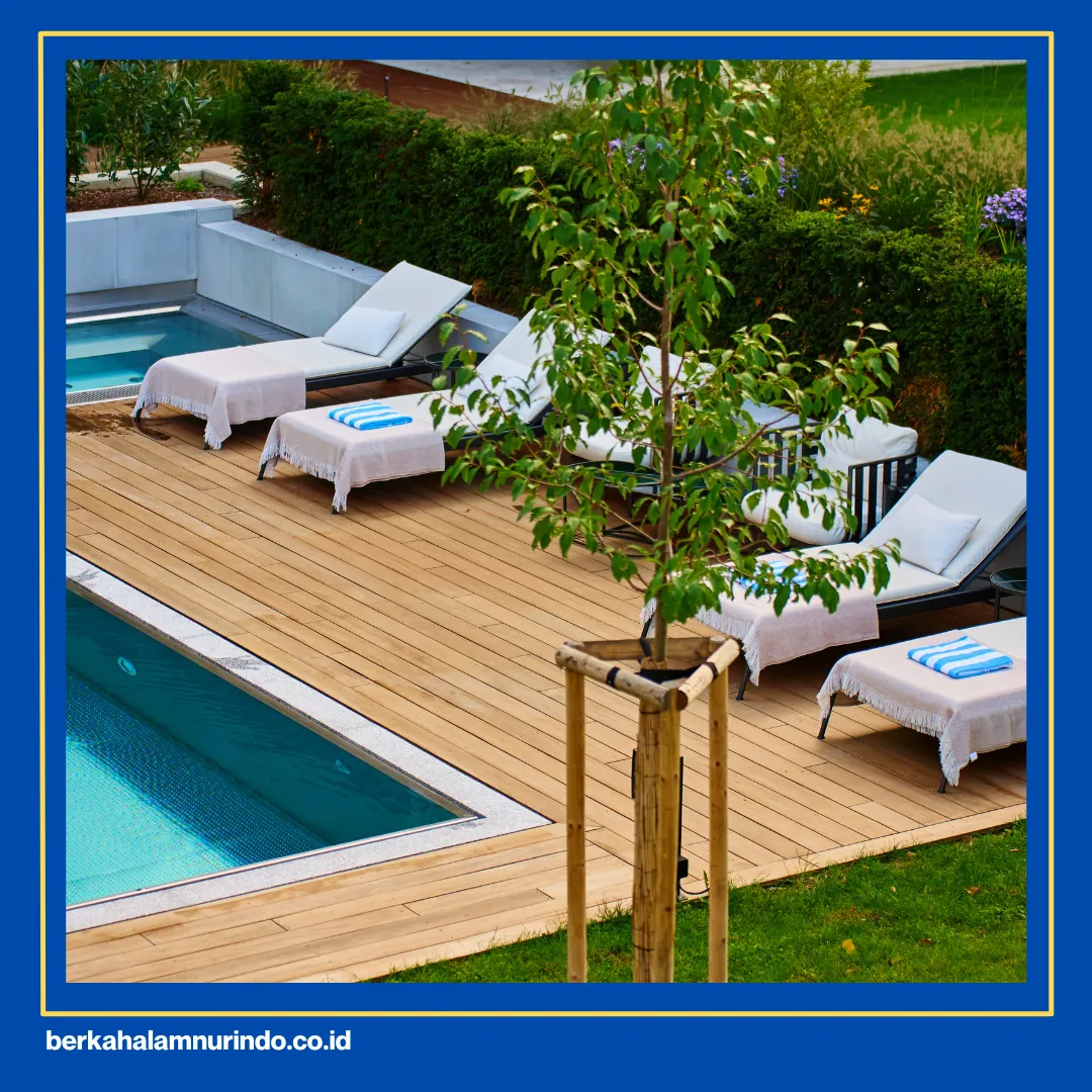 decking kayu outdoor