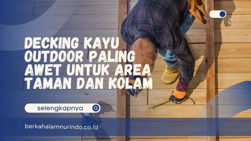 decking kayu outdoor