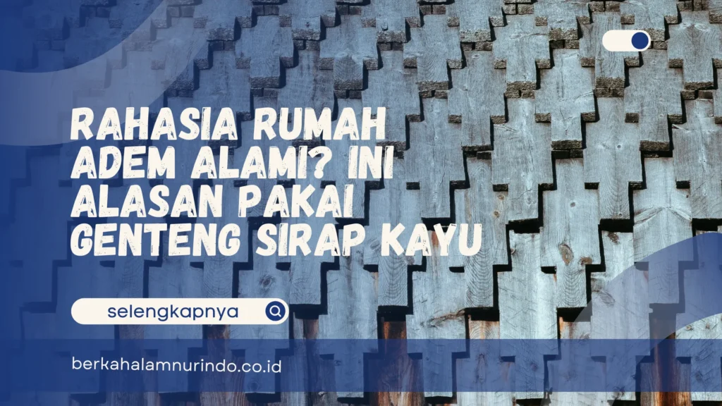genteng sirap kayu