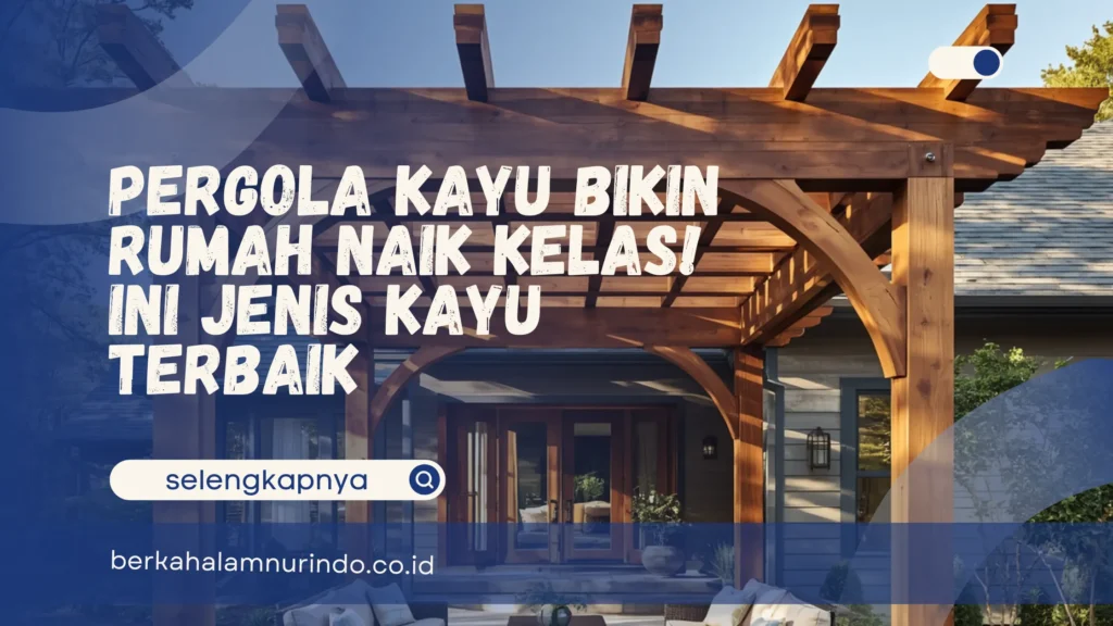pergola kayu
